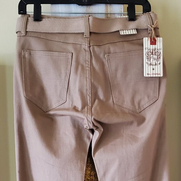 Old Skool Boys Khaki Denim Jean SZ 18 - Picture 6 of 9